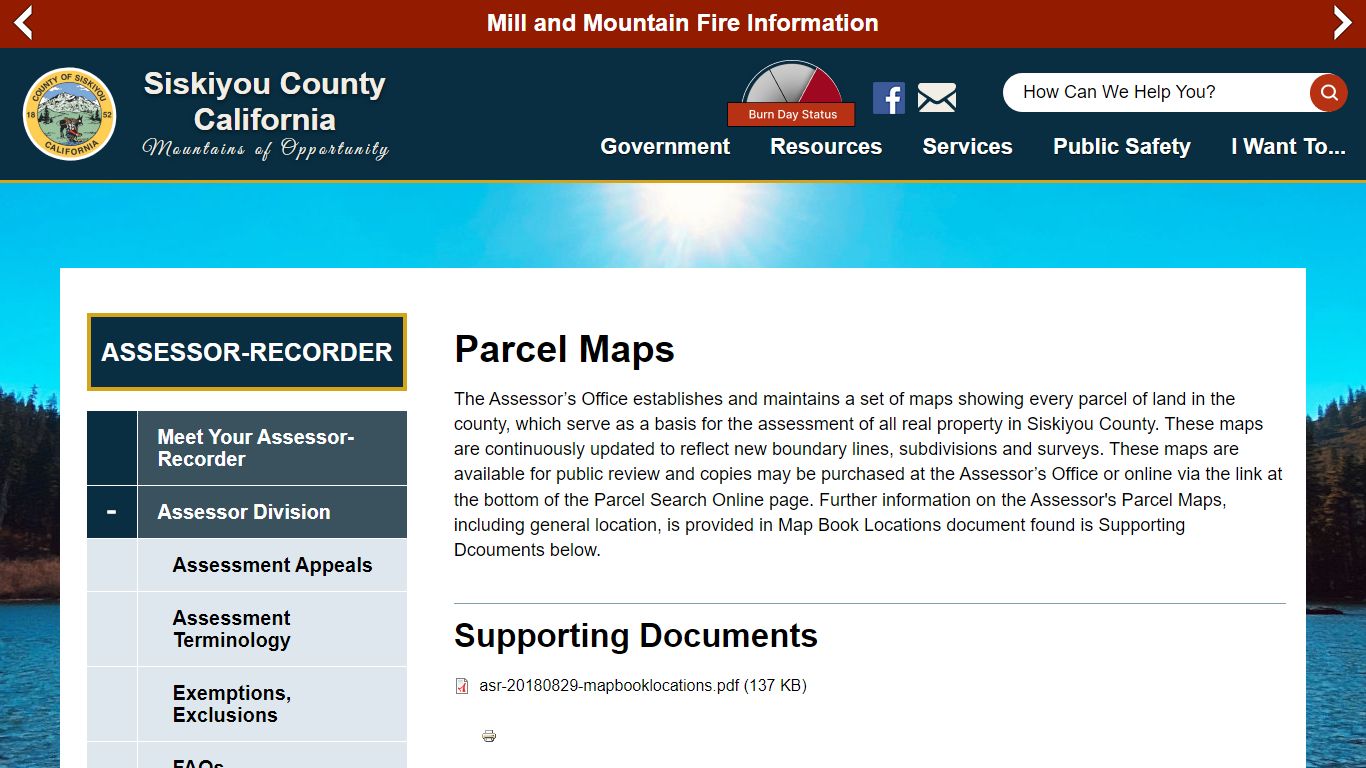 Parcel Maps | Siskiyou County California